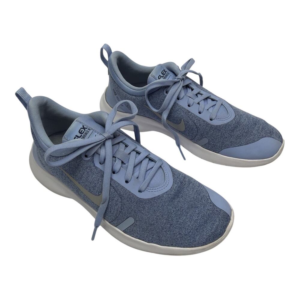 Nike Flex Experience RN 8 Blue Mesh Womens Running Shoes Sneakers Size 6.5